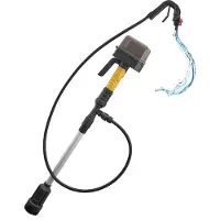 Vevor akkukäyttöinen varsipumppu vedensiirtoon, 33 l/min (528 GPH), kannettava uppopumppu NPT3/4" puutarhaletkulla, yhteensopiva Dewalt 20V MAX -akun kanssa (ei akkua), sähköinen varsipumppu uima-alta