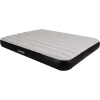 Avenli Materac dmuchany king size duży komfortowy welur łóżko 203x152x25