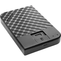 Verbatim 2TB Store 'n' Go, 2.5" ulkoinen kiintolevy sormenjälkitunnistimella, 3.2 Gen1 USB-C, musta