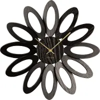 Karlsson Fiore Wood Veneer Black seinäkello KA5891BK
