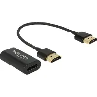 DeLOCK – Adapter HDMI-A male > VGA female Metal Housing with 15 cm cable (65667)