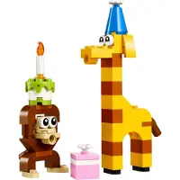 LEGO Creator 30689 Birthday Animals, 60-piece building set for kids 6+