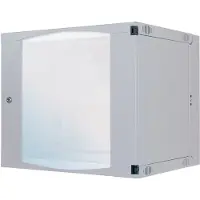 Intellinet 713795, Seinään asennettava laitekehikko, 12U, 30 kg, Näppäinlukko, 20,5 kg, Harmaa