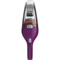 Black & Decker Black+Decker Dustbuster NVC115W 1.5 Ah -käsikäyttöinen imuri, harmaa, purppura