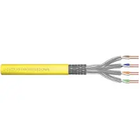 Digitus CAT 7A S-FTP INSTALLATION CABLE, 1500 MHZ DCA (EN 50575), AWG 22/1, 1000 M DRUM, SX, YELLOW (DK-1743-A-VH-10)