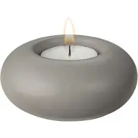 Scandi Living Stone lyhty Ø9 cm Harmaa