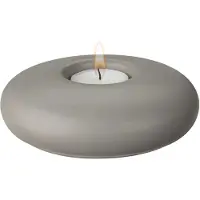 Scandi Living Stone lyhty Ø13 cm Harmaa