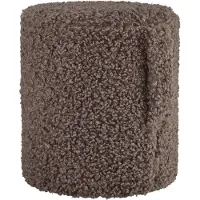 Blomus Pouf - 40 Cm, Ø 35 Cm - Teddy - Espresso - Brown - Ø 35CM