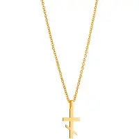 Top Gold hopeinen ortodoksi risti 52 5080 0500