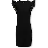 Kids Only Kogdrea Life S/S Dress Jrs Noos - Black - 158-164