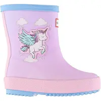 Hunter Kumisaappaat - Kids First - Blue Frozen/Parfait Pink - - 22 - Kumisaappaat