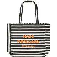 Mads nørgaard Boutiqno Athene Aop Bag - Black - ONE SIZE