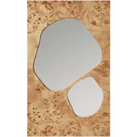 Ferm Living Folia peili Natural burl, 82 cm