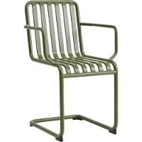 HAY Palissade Cantilever käsinojatuoli Oliivi