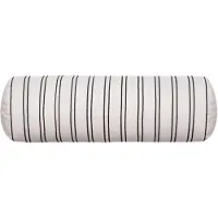 Ferm Living Twill-malli tyynypyörä (bolster cylinderkudde) Off-white-black