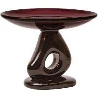 Ferm Living Damo glass centerpiece -lautanen Ø30 cm Dark grape