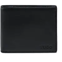 HUGO for man. 50471612 Logo Embossed Leather Wallet black (OSFA), Casual