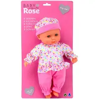 Baby Rose Nukke 8 eri ääniä