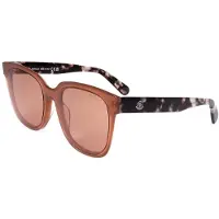 Moncler ML0198 Aurinkolasit 55/18/140 Kiiltävä vaaleanruskea Akryyli NAISILLE ML0198
