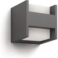 Philips Led ulkoseinävalaisin Arbour UE, Musta, Alumiini, Moderni