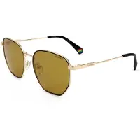 Polaroid Aurinkolasit - - PLD 6214/S/X - Kulta metallikehys - Keltaiset linssit - Unisex