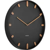 Karlsson seinäkello Grace metal black 40 cm KA5942BK