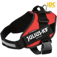 JULIUS K-9 Power-koiranvaljaat, punainen 71-96cm (2-koko) IDC