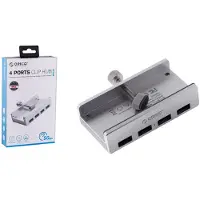 ALLNET ALL-USB3-HUB-4-CLIP, USB 3.2 Gen 1 (3.1 Gen 1) Type-A, USB 3.2 Gen 1 (3.1 Gen 1) Type-A, 5000 Mbit/s, Hopea, 1 m, USB