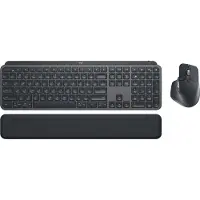 Logitech MX Keys Combo for Business - Näppäimistö- ja hiirisarja - taustavalaistu - langaton - Bluetooth LE - QWERTY - UK - grafiitti