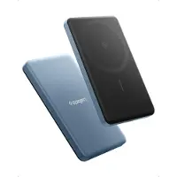 Spigen EA2205MQ Essential MagSafe varavirtalähde 5000mAh Qi2 22.5W - Teal blue