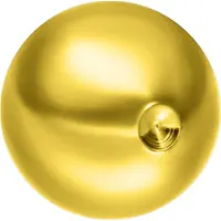 Wildcat Standard Anodised Clip In Ball - Lävistyspallo - 5,0 mm, Keltainen