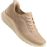 SKECHERS Bobs Squad Chaos - Current Muse, ulkoilukengät, nainen, beige