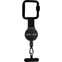 Beline -puhelimen varkaudenestohihna lukittavalla karabiinilla - 60cm - musta