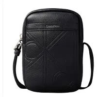 Calvin Klein Emblem Aop Emboss Slim Reporter Olkalaukku