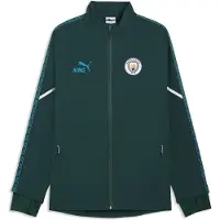 Puma Manchester City Verryttelytakki King Ultimate Anthem - Green Terrain/trooppinen Sininen - , koko Large