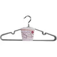 House Nordic Hilda - Metal Hangers With Grey Coating, Set Of 10 - Grey - ONE SIZE