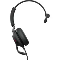 Jabra Evolve2 40, MS Mono Kuulokkeet Langallinen Pääpanta Toimisto/puhelukeskus USB A-tyyppi Bluetooth Musta (24089-899-999)