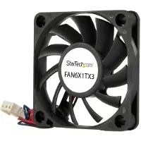 StarTech.com Koteloilmanvaihtoventtiili 60mm - FAN6X1TX3 - Kotelotuuletin - 60mm - musta