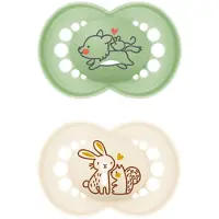 Mam Original Wolf & Rabbit Design 18–36 kk+ Unisex Tutti – 2 kpl