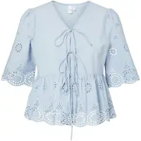 Y.A.S Cornelia 2/4 Tie Top Lyhythihainen Bluusi