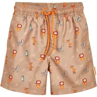 Playshoes Uimashortsit cappuccino / oranssi / musta / valkoinen