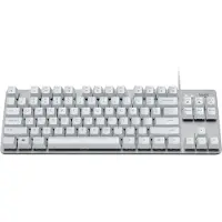 Logitech K835 TKL -mekaaninen näppäimistö, hopea/valkoinen