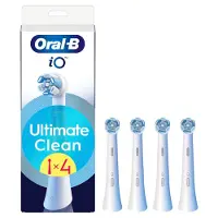 Oral-B iO Ultimate Clean vaihtopäät hammasharjaan White 4 kpl