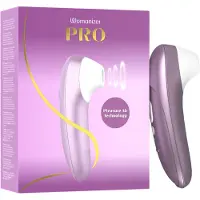 Womanizer Pro - ilmavirtateknologialla toimiva klitoriskiihotin (lila)