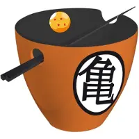 Dragon Ball - Goku Symbol - Bowl with Chopsticks