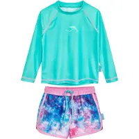 Playshoes UV-suoja laivastonsininen / turkoosi / roosa