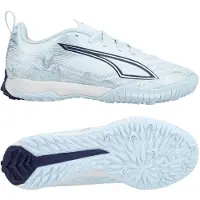 Puma Ultra 6 Play Mid + TT Dreamrush - Jäinen sininen/Valkoinen/Blue Jewel Lapset - Turf (TF), koko 33