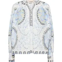 Mos Mosh Mmwylde Orchid Blouse - Blue - L