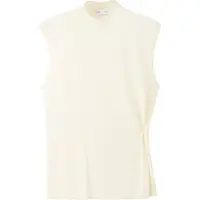 Mango Side Gathered Knitted Top - Cream - M