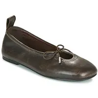 ALOHAS Rosalind Vintage Effect Leather Ballet Flats - Brown - 37